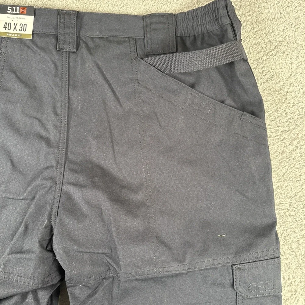 5.11 Tactical Taclite Pro Pants Mens 40x30 Dark Navy Cargo Relaxed Ripstop NEW